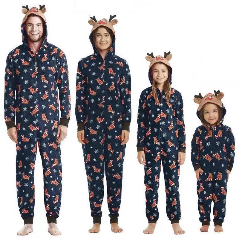 Festive Reindeer Jumper Matching Pajamas