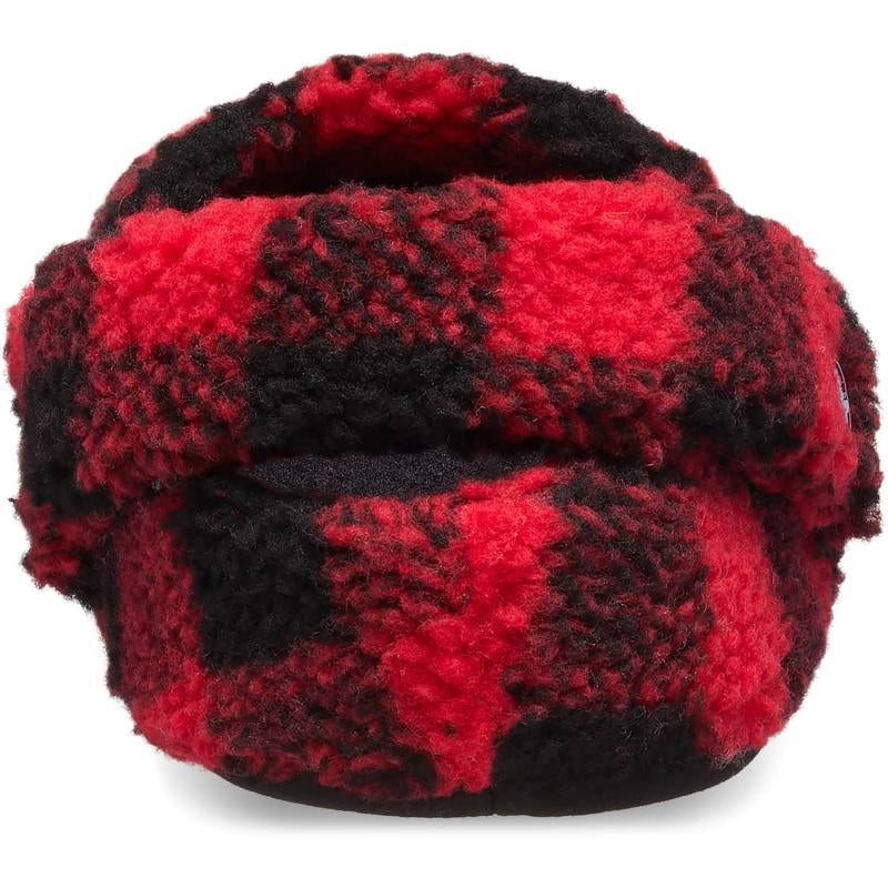 Plaid Fleece Slippers For Indoor Comfort