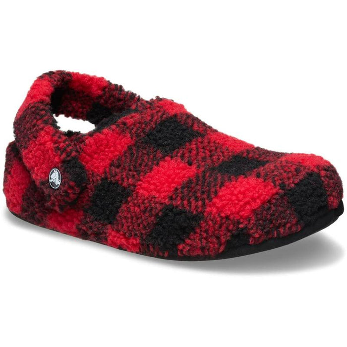 Plaid Fleece Slippers For Indoor Comfort