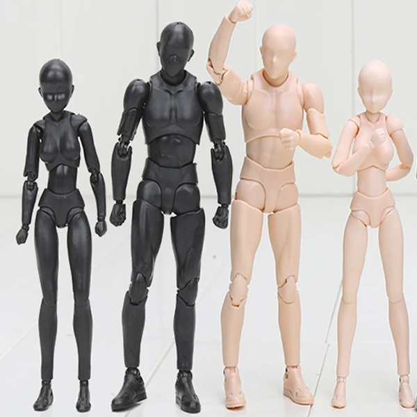 Official Body Kun and Body Chan Model Figures for Artists