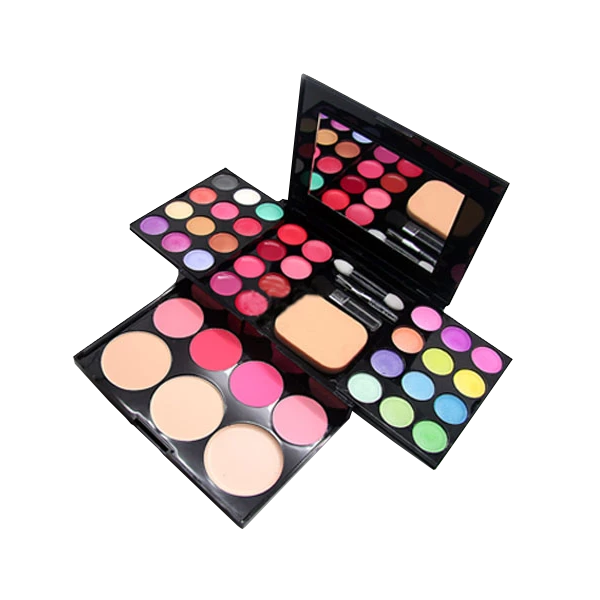 All-In-One Professional Makeup Set - Complete Makeover Set With Different Shades of Blush, Concealer, Highlighter