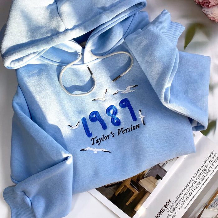 1989 TS Version Embroidered Sweatshirt Hoodie T Shirt