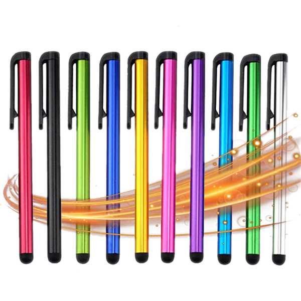 Universal Touch Screen Stylus with Soft Rubber Tips - 10 Pcs