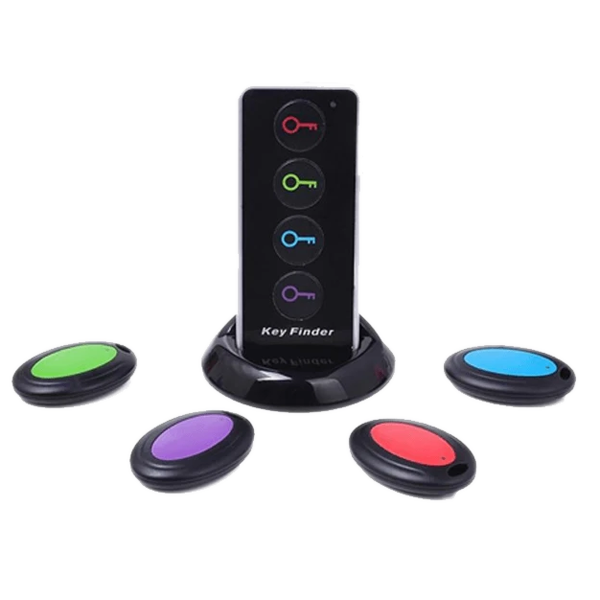 Anti-Lost Transmitter for Keys and Wallet with 4-In-1 LED Wireless Remote