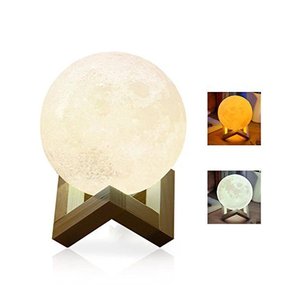 Rechargeable LED Moon Lamp