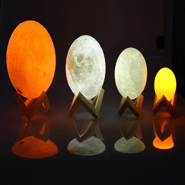 Rechargeable LED Moon Lamp