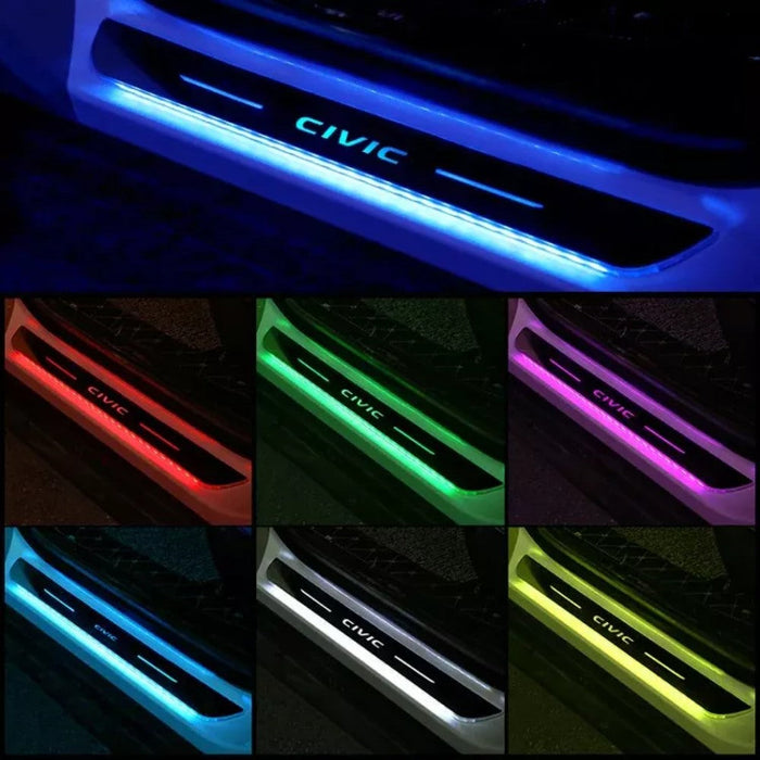 Stylish LED Enhanced Vehicle Sills