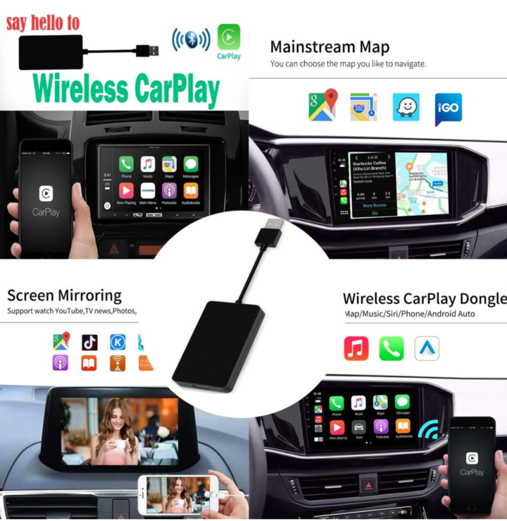 Carplay＆ Android Auto adapter--Suitable for all car brands