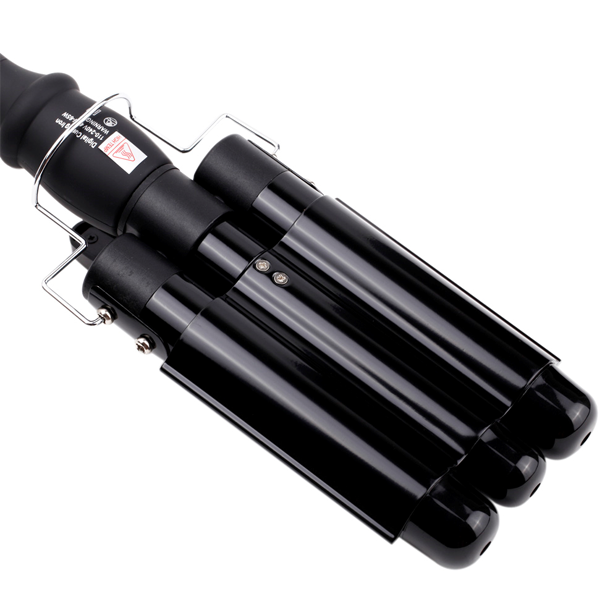 LCD Display Ceramic Triple Barrel Curling Iron