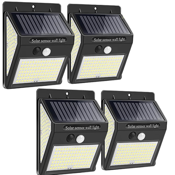 Motion Sensor Solar Powered 100 Led Lights