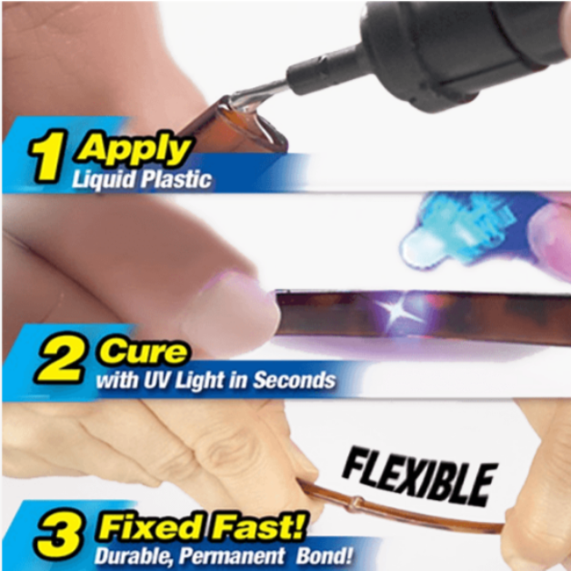5 Second Super Glue with UV Light Technology