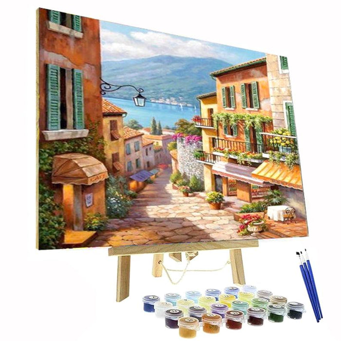 Paint By Numbers Kit - Cute Little Village