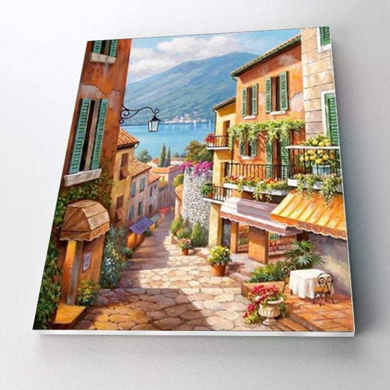 Paint By Numbers Kit - Cute Little Village