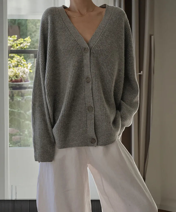 Woolen Cozy Cocoon Cardigan