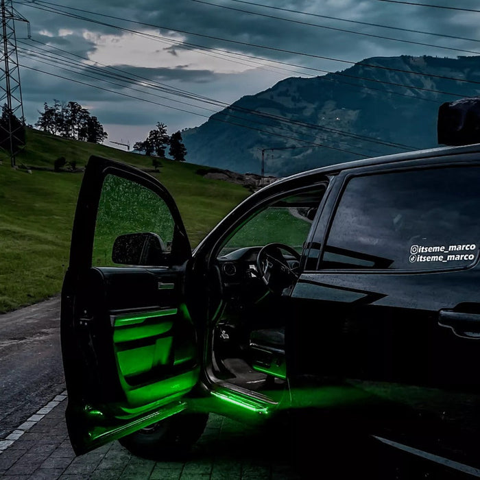 Stylish LED Enhanced Vehicle Sills