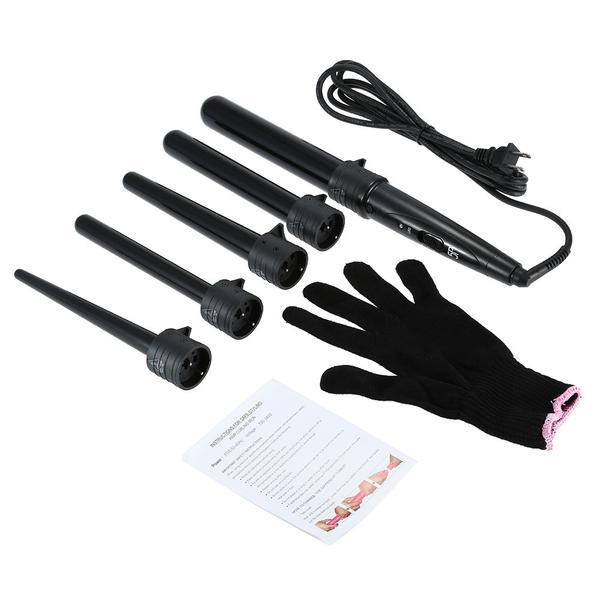 5 Piece Professional Curling Wand Set