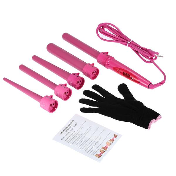 5 Piece Professional Curling Wand Set