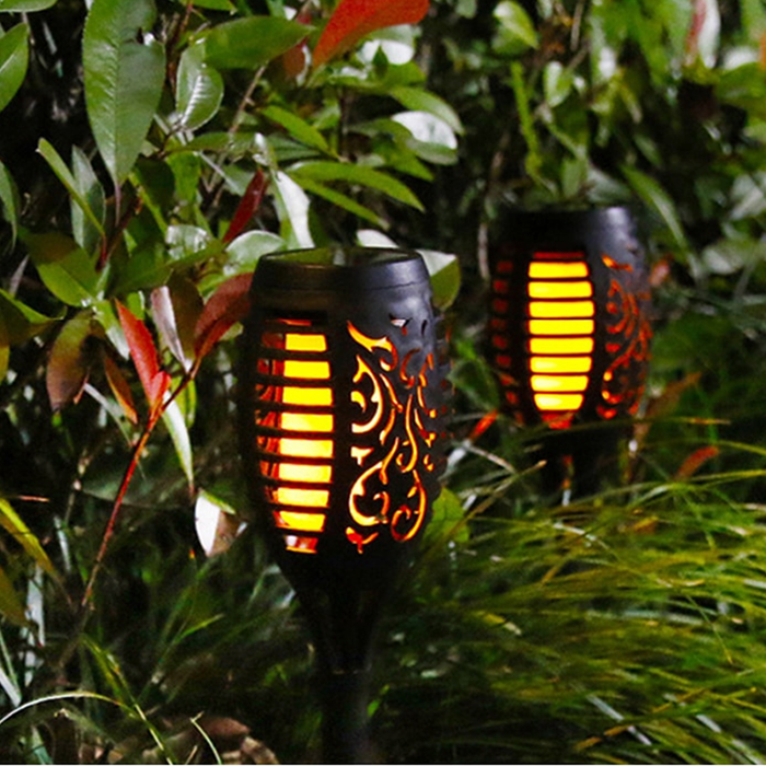 Solar Flame Tiki Lamp Torch