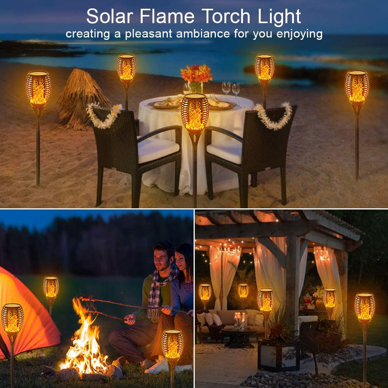 Solar Flame Tiki Lamp Torch