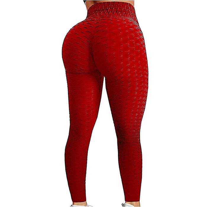 Women's High Waist Leggings Ruched Butt Shapewear Tights Yoga Pants