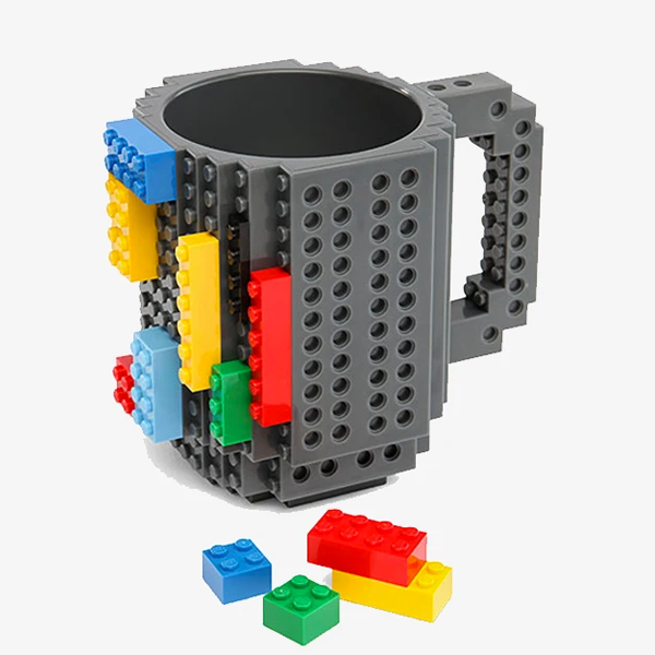Original Build on Brick Mug - Ideal Cup for Juice, Tea, Coffee & Water - Best Novelty Gift