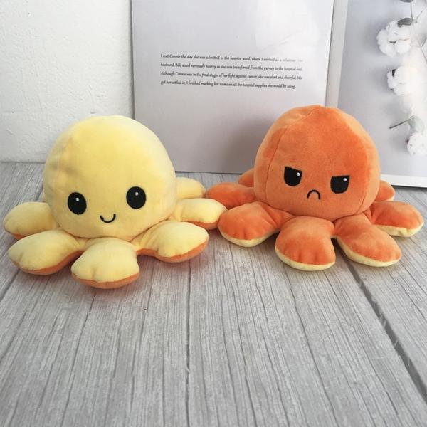 Reversible Octopus Plush Toy