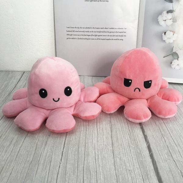 Reversible Octopus Plush Toy