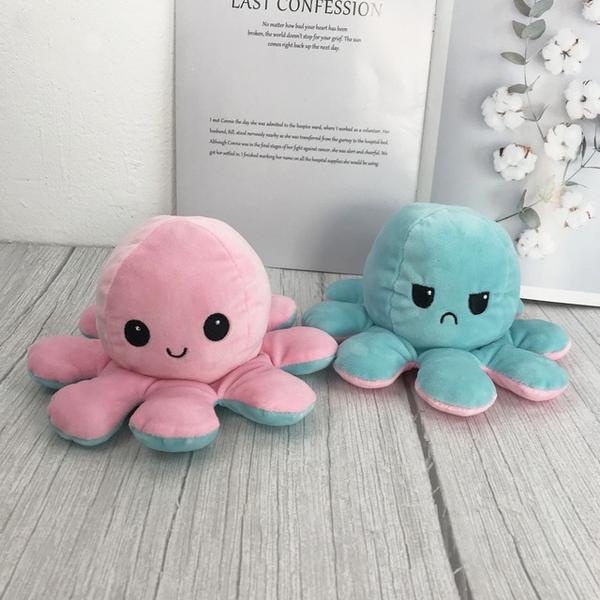 Reversible Octopus Plush Toy