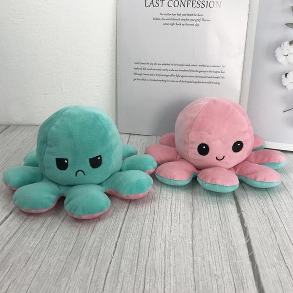 Reversible Octopus Plush Toy