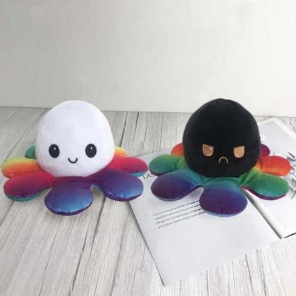 Reversible Octopus Plush Toy