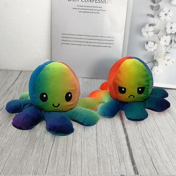 Reversible Octopus Plush Toy